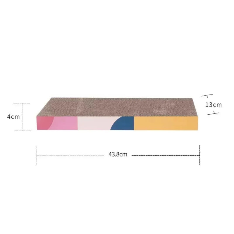 Small Straight Corrugated Cat Scratching Pad