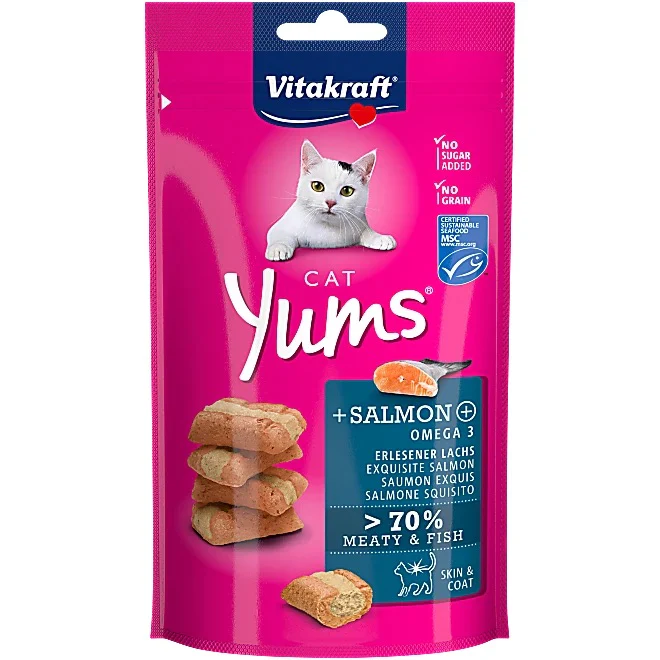 Vitakraft Cat Treat Yums Salmon 40g