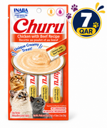 Churu Chicken with Beef Recipe 4 Tubes 56g — 14gX4 Tubes