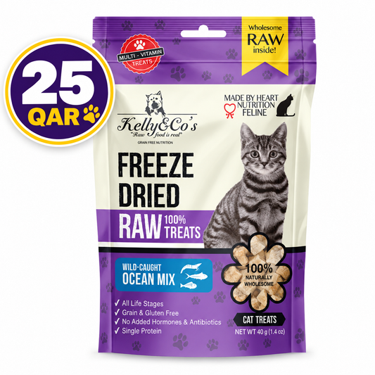 KELLY & CO'S Freeze-dried Ocean Mix Trio Cat 40g