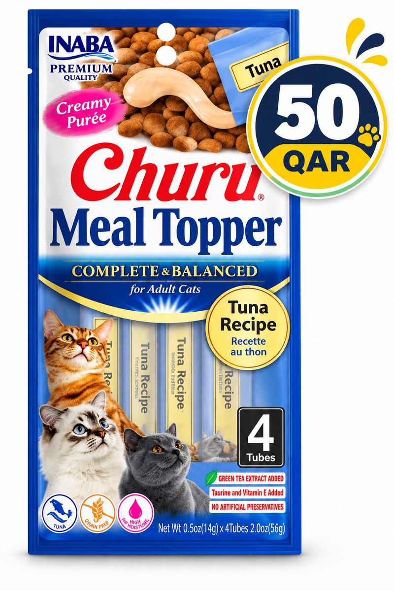 Churu Complete & Balanced for Adult Cats Tuna Recipe — 6x56g