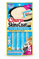 Churu Skin & Coat Tuna with Scallop Recipe 4 Tubes 56g — 56g