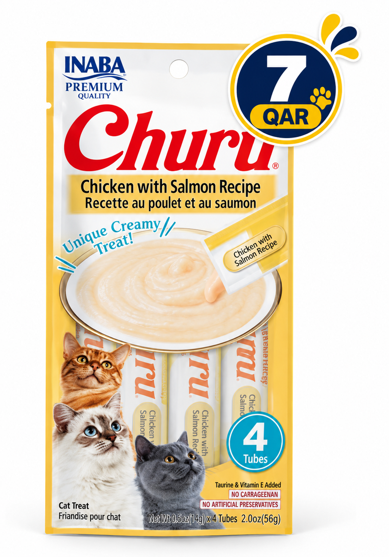 Churu Chicken With Salmon Recipe 4 Sticks 56g — 56g