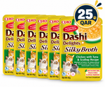 Dashi Delights Silky Broth Chicken with Tuna & Scallop Recipe 40gx6 pouches