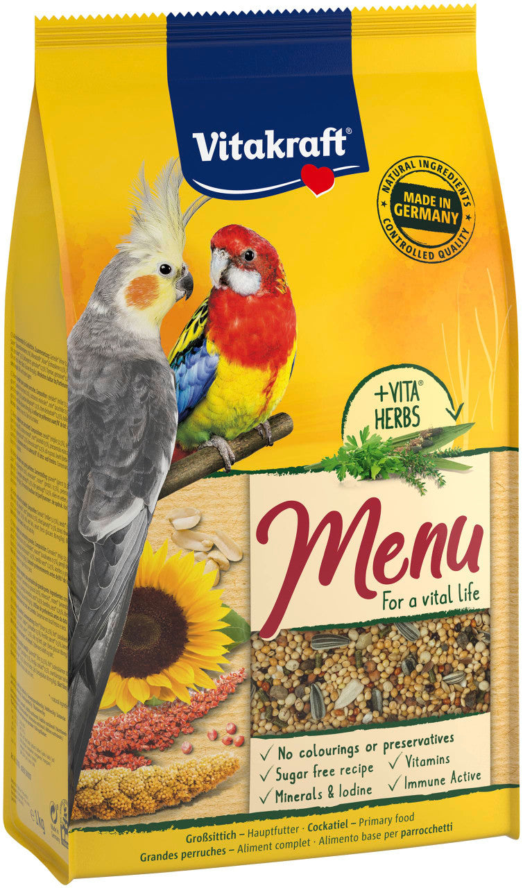 Vitakraft Exotic Bird Food Menu + Herbs – 1 kg