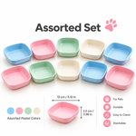 2pcs Cat & Dog Feeding Bowls, Bowls & Feeders