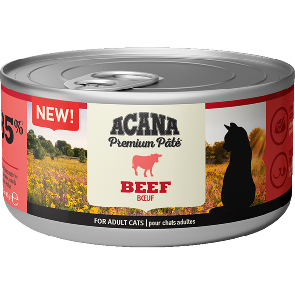 ACANA Beef Adult Cat Wet Food 85 g  - Premium