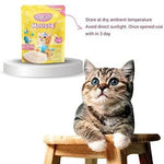 Moochie Kitten Tuna With Topping Calamari Mousse 70G Pouch