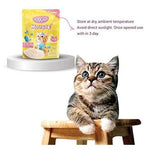 Moochie Kitten Tuna With Topping Calamari Mousse 12X70G. Pouch