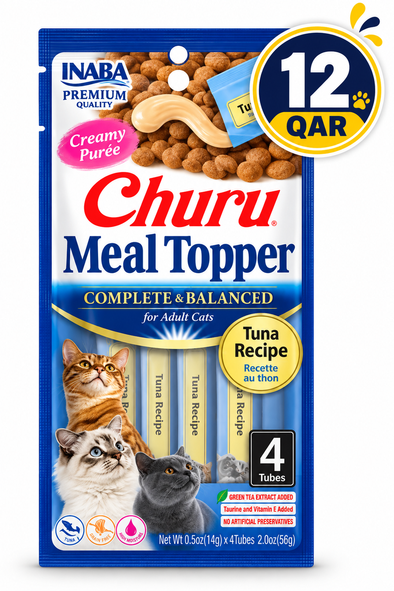 Churu Complete & Balanced for Adult Cats Tuna Recipe — 56g