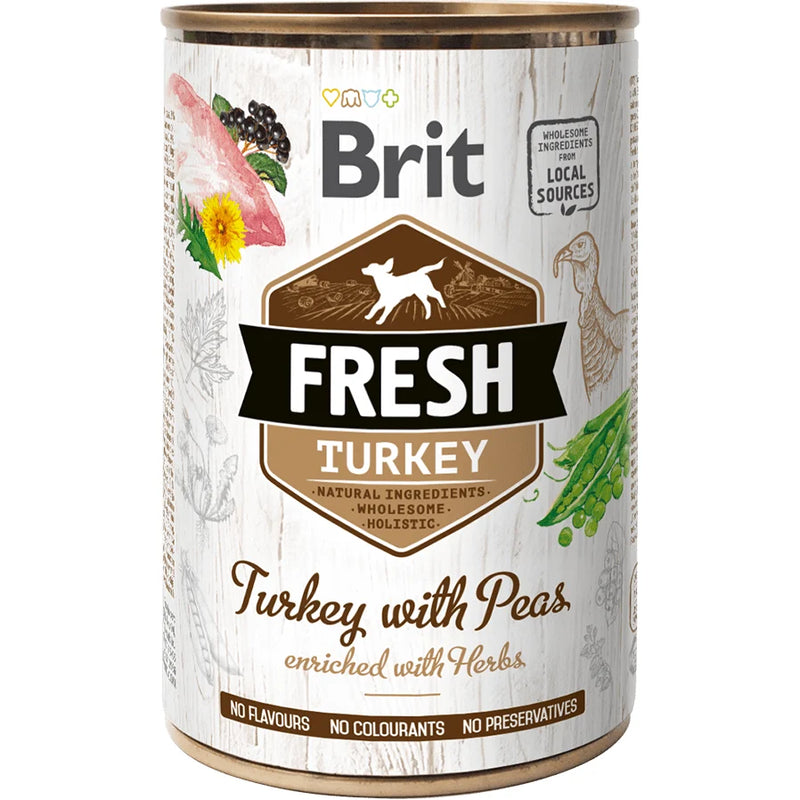Brit Fresh Turkey with Peas  400 g