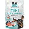 Brit Care Mini Salmon&Herring sterilised fillets in gravy  85g