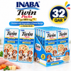 Inaba Grain-Free Chicken with Cheese & Vegetables Wet Dog Food for Small Breeds 2x40g (6 Twin Cups)