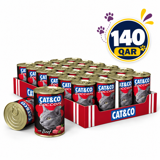 Cat&Co WET Beef 24x405g Box