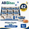 AB Bites Wild Ages Complete Wet Diet – Salmon Recipe 80gx6pcs