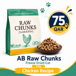 AB Raw Chunks Freeze Dried Cat 150g – Chicken Recipe