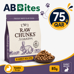 AB Raw Chunks Freeze Dried Cat 150g – Rabbit Recipe