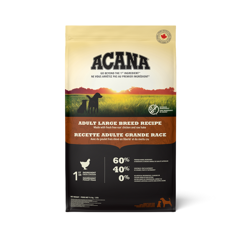 ACANA Adult Large Breed Dry Dog Food – 11.4 kg
