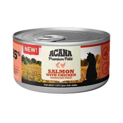 ACANA Pate Salmon and Chicken Adult Cat Wet Food 85 g  - Premium