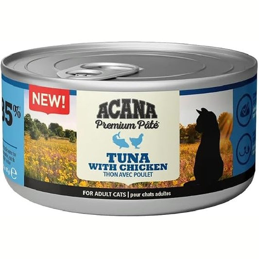 ACANA Pate Tuna and Chicken Adult Cat Wet Food 85 g - Premium