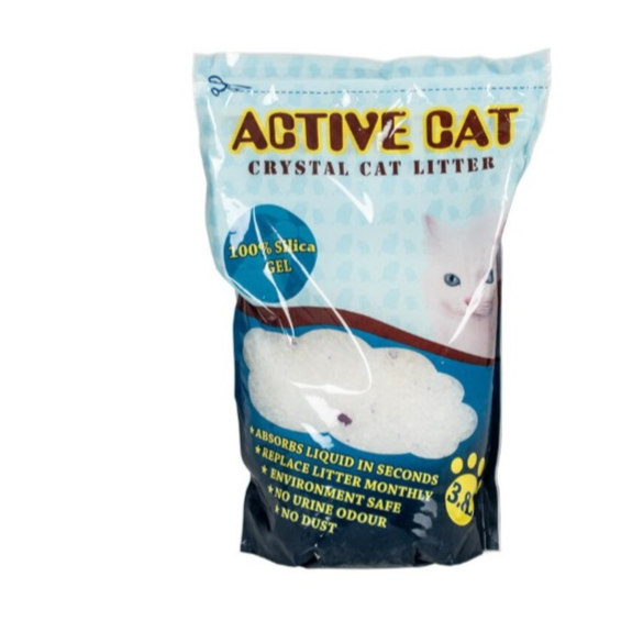 ACTIVE CAT CRYSTAL CAT LITTER (Natural)