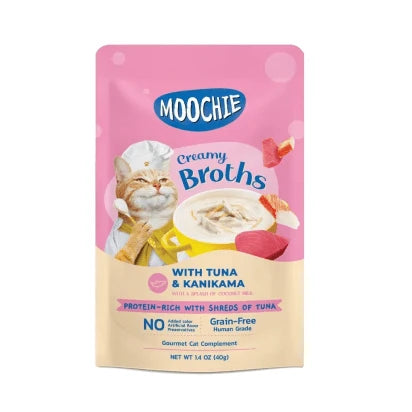 MOOCHIE CREAMY BROTH WITH TUNA & KANIKAMA 40g POUCH