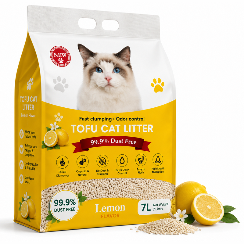 Bentonite Premium  Cat Litter – Lemon 10L