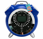 Clock Cat Bag Blue