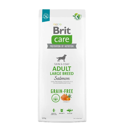 Brit Care Grain-Free Salmon Large Breed Dry Dog Food, 12kg