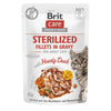 Brit Care Cat Sterilized. Fillets in Gravy with Hearty Duck 85 g