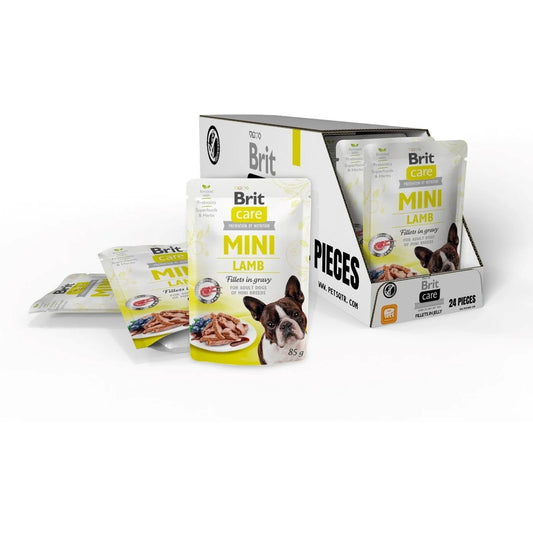 Brit Care Mini with Lamb fillets in gravy 24x85g