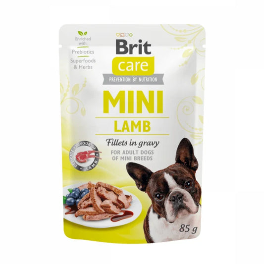 Brit Care Mini with Lamb fillets in gravy  85g