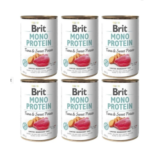 Brit Care Mono Protein Tuna & Sweet Potato 6x400 g