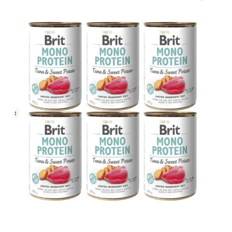 Brit Care Mono Protein Tuna & Sweet Potato 6x400 g