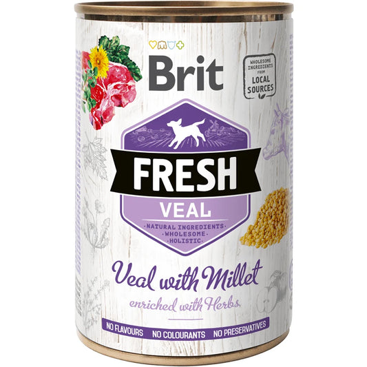 Brit Fresh Veal with Millet 400 g
