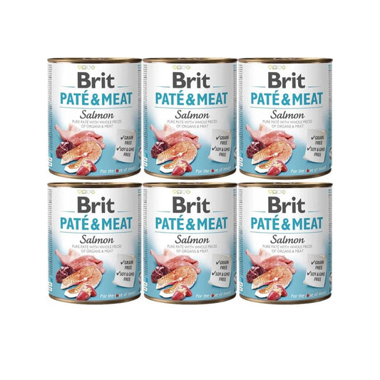 Brit pate & Meat Salmon 6x400 g