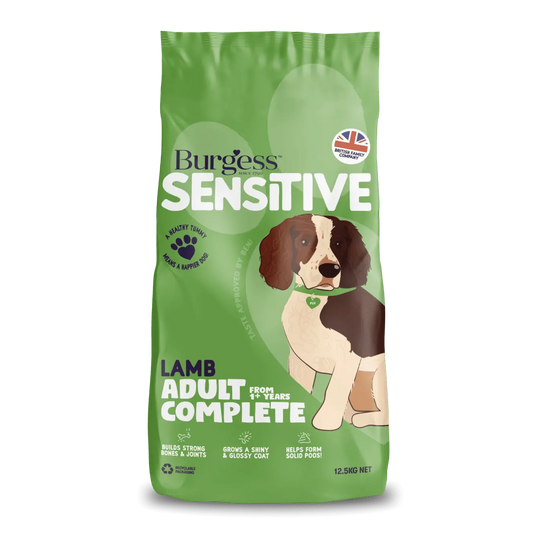 Burgess Sensitive Adult Dog Lamb 12.5 kg