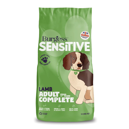 Burgess Sensitive Adult Dog Lamb 12.5 kg