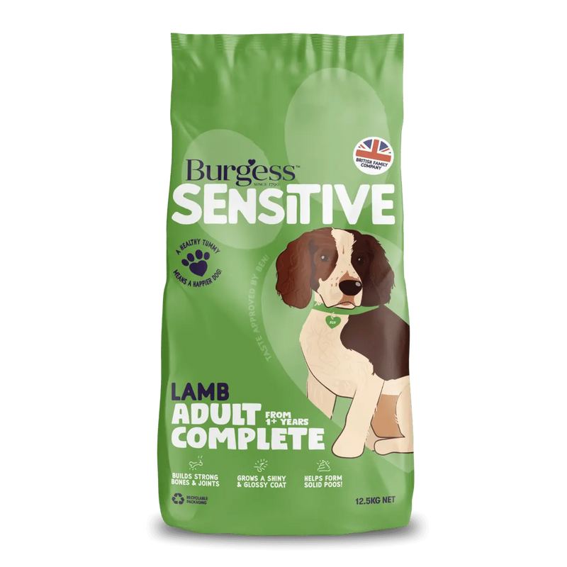 Burgess Sensitive Adult Dog Lamb 12.5 kg