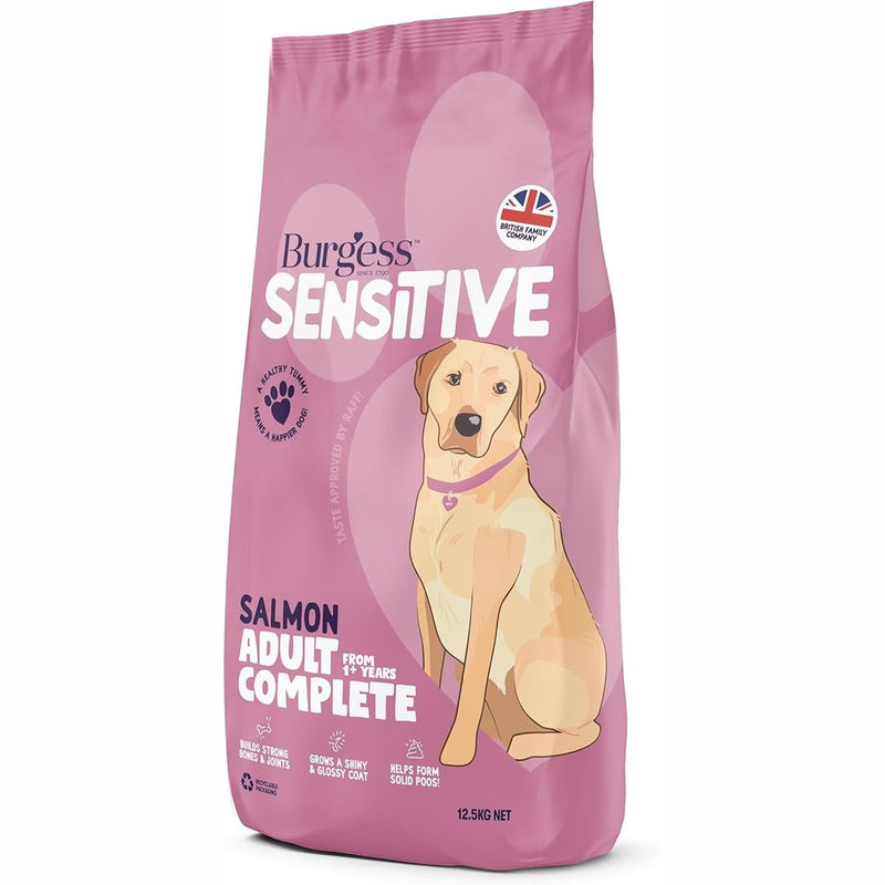 Burgess Sensitive Adult Dog Salmon 12.5 kg