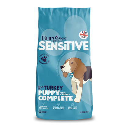 Burgess Sensitive Puppy Turkey 12.5 kg