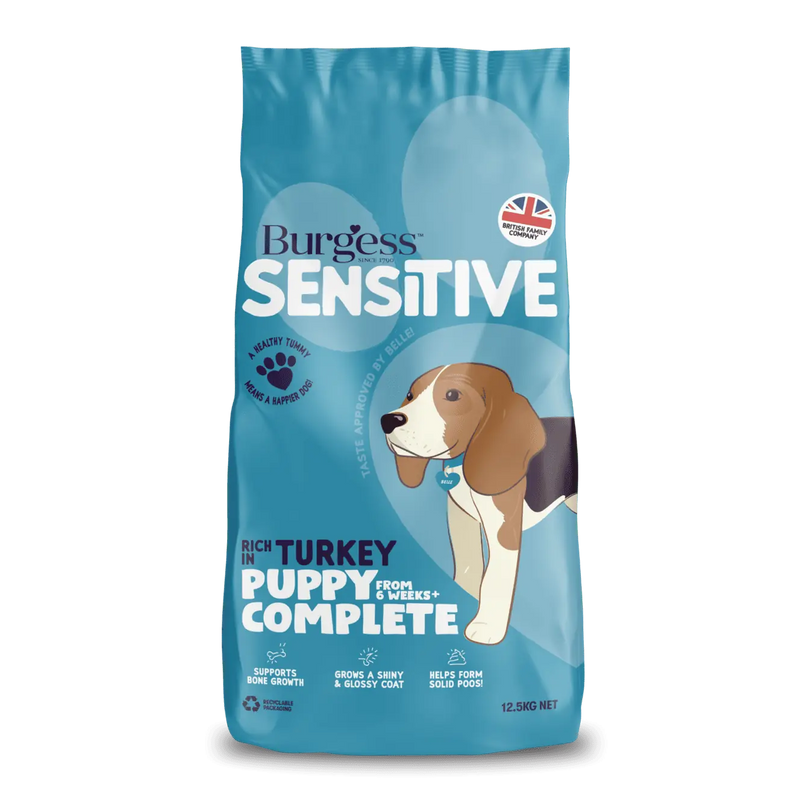Burgess Sensitive Puppy Turkey 12.5 kg