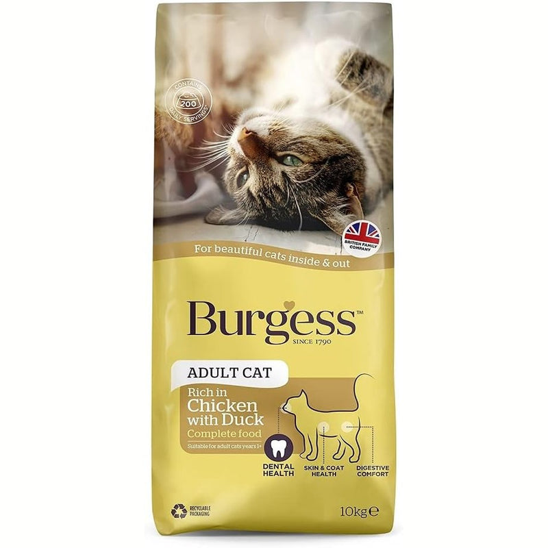 Burgess Supacat Adult Chicken & Duck 10 kg
