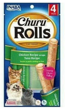 CHURU ROLLS chicken recipe wraps tuna recipe 4 sticks 40g