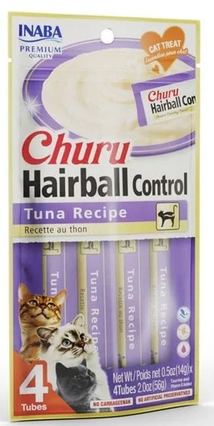Churu Hairball Control Tuna Recipe 4 Tubes 56g — 56g