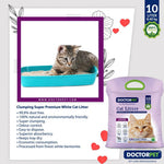 Doctor Pet Cat Litter Super Clumping MICRO Bentonite Lavender 10L