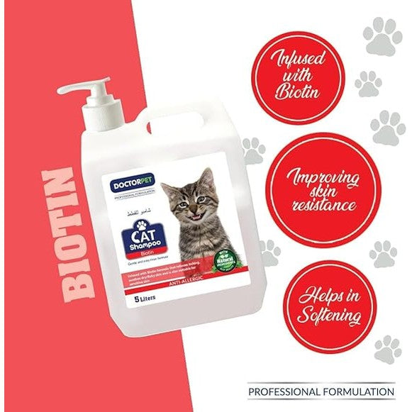 Doctor Pet Cat Shampoo Biotin 5000ml