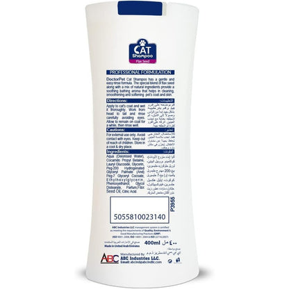 Doctor Pet Cat Shampoo Flax Seed 400ml