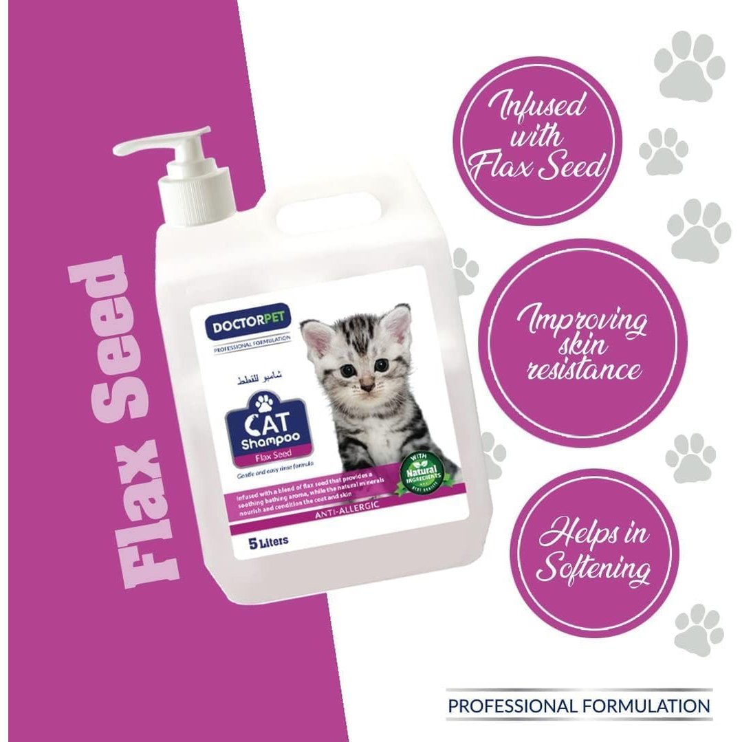 Doctor Pet Cat Shampoo Flax Seed 5000ml