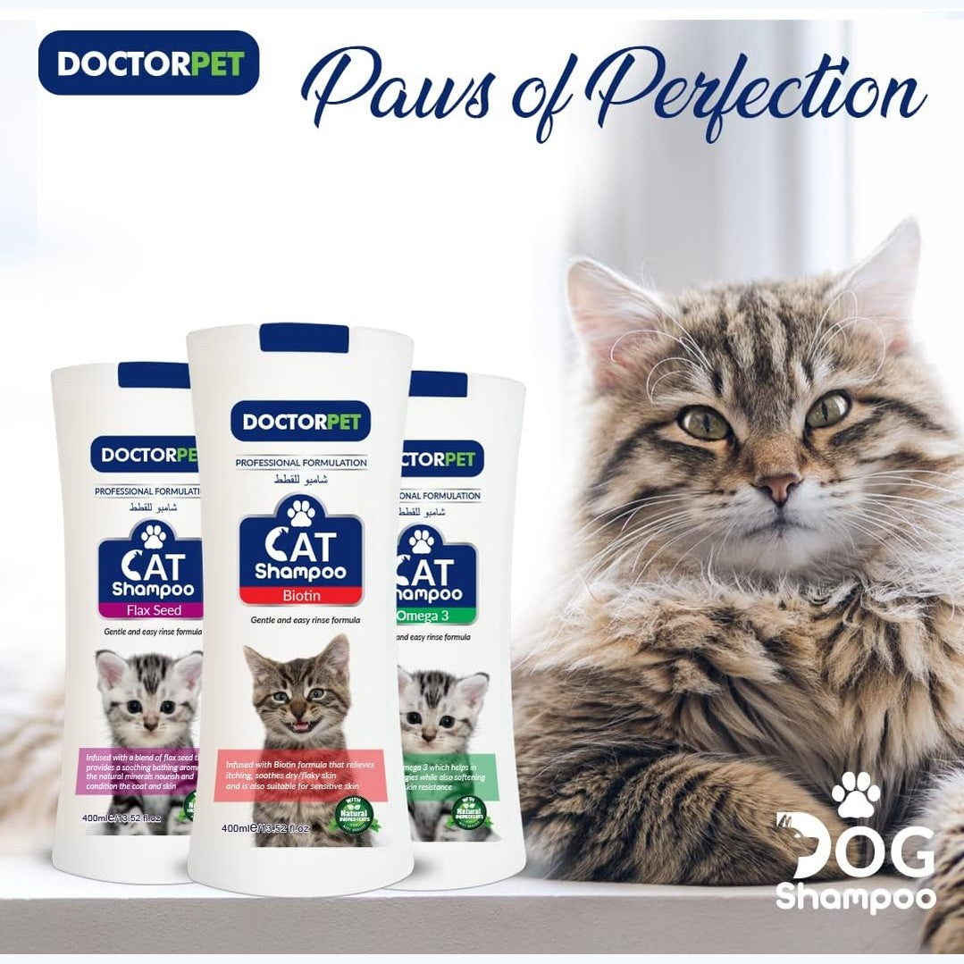 Doctor Pet Cat Shampoo Omega 3 400ml